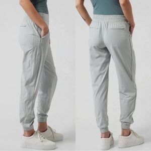 Athleta Light Gray Track Pants